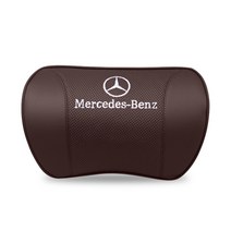 벤츠 AMG 목쿠션 헤드레스트 목베개 허리쿠션 허리받침 차량용 운전석, 모카브라운 헤드레스트