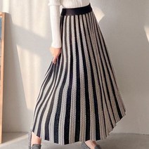 아나카프리 아나카프리 데일리 플리츠 투 컬러 스커트_CPG2WSK001M
