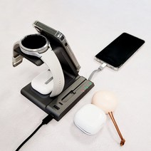 IWHERE IQW-6100 올인원 무선고속충전기 충전패드, 갤럭시 워치용