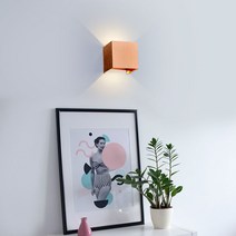 루체아 빔사각 벽등 조명 4color [LED포함], 블랙