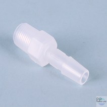 숫나사선 어댑터 나사선과 호스 연결용 Natural PP PVDF (Teflon) C20-140-23 PPTA06, 1) Tube Fitting PVDF (Teflon) 1/8inch NPT 1/4inch 6.35mm