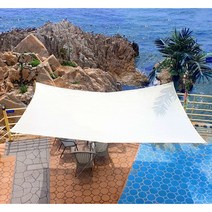 그늘애 국산 썬쉐이드 아일렛, 국산 아일렛 썬쉐이드, 아이보리 1m x 2m