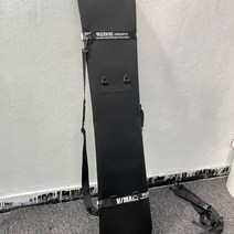 스노우 보드 데크 알파인 긁힘 및 녹 방지 커버 스키 백 더블 숄더 만능 블레이드 보호, 01 140 Black and white