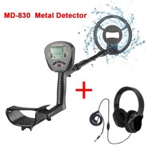 금속 탐지기 탐지 지하 매설물 깊이 스캐너 고정밀 금 보물 찾기 핀포인터 감지, CHINA, With Headphone