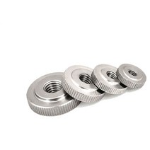5pcs 스틸 조정 레벨링 널링 공구가없는 엄지 너트 3d 프린터 스프링로드 가열 침대 커튼 벽 조임 thumbnut diy, m6, 를 입력하다