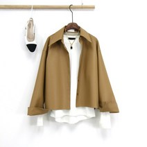 제인준 바이브 에코 레더 셔츠 자켓