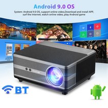 ThundeaL-풀 1080P 프로젝터 TD98 DLP 홈 시어터, multiscreen UK plug