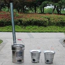 미니화목난로 캠핑용 주물 난로 리버스 실내용 텐트 화목 티타늄 야외 장작 난로 장작 난로 숯 난방 난로 피크닉 장작 난로 화재 요리 요리 차 난로 탄소 난로 석탄 공 난로, 대형 장작 난로(스테인리스) +