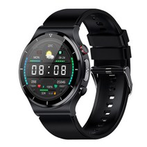 스마트 워치 lige 2022 ecg+ppg smart watch men heart, 모두 검은 색, 협력사