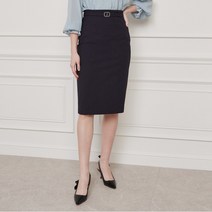 지고트 울 비스 벨티드 스커트 JM2A0SK35