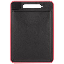 해동 기능이 있는 양면 커팅 보드 다기능 합금 알루미늄 주방용, 01 Black red_01 Square