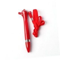 엄지척 목걸이 볼펜, 1개