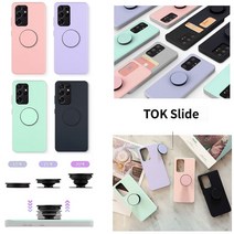 갤럭시 S21울트라 케이스 G998 파스텔 무광 (톡톡이) 톡업 카드업 (2장)수납 포켓 그립톡 스마트톡 방탄 범퍼 거치대 커버