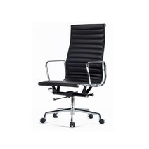 보스턴 천연가죽 의자 중역용의자 가죽 사무용의자 천연가죽의, 블랙