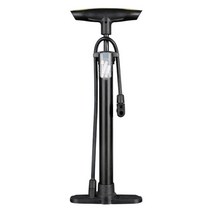 GHSHOP MTB 도로용 고압 공기 자전거 펌프 Presta Schrader 밸브, 435mm, 스테인레스 스틸, 게이지 없이
