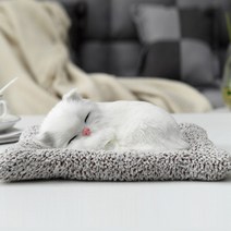 인형 잠자는 차량용 고양이 강아지 리얼펫, CAT04