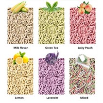 Flushable 고양이 쓰레기 신속하게 두부 모든 자연 친환경 먼지 무료 무취 제어, Milk Flavor