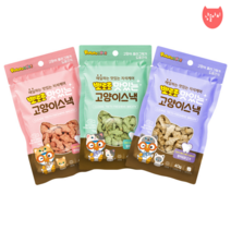 뽀로로펫 간식 고양이 과자 스낵 이빨과자 3종 40g, 참치&닭고기