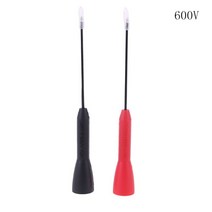 1 P 멀티 미터 피어싱 바늘 1mm 강성 백 프로브 핀 2mm 테스트 리드에 대한 비 파괴 프로브 세트