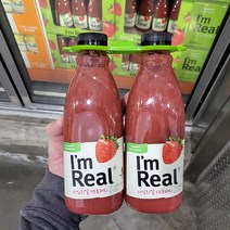 풀무원 아임리얼 딸기 주스 700ml x 2개, 일반포장