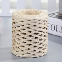 [9월픽]라피아 원사 종이 로프 플러시 200m 라피트 리본 핸드 니트 DIY 베이킹 포장 스크랩북 꼬기 파티 공예 크로셰 뜨개질 실, 02