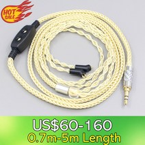 LN007628 Etymotic ER4B 2pin 이어폰 0100ohm 8 금도금 팔라듐 실버 OCC, 06 6.5mm plug_08 5m