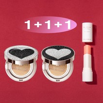 1+1+1 [쿠션15g+쿠션15g+멀티밤10g] 트윙클라 멀티밤 + 스타일71 미스트 주얼리 쿠션 21호 23호 [건성 피부 추천 쿠션], 1개, 실버하트21호+블랙하트21호(건성)+멀티밤