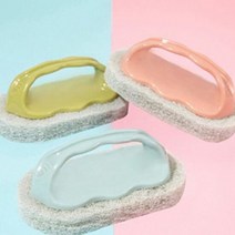 디켄터 미니멀 손잡이 세척 수세미1개 택1, 색상선택:그레이, 그레이