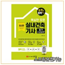 (성안당) 2022 핵심만 모은 실내건축기사 실기 시공실무 한 번에 합격하기, 2권으로 (선택시 취소불가)