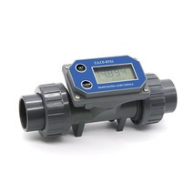 기류 측정기 1quot 1-12quot 2quot 2-12quot 3quot 농장정원 관개를 위한 터빈 유량계 전자 pvc lcd 디지털 디스플레이 유량계 zjlcd-bt01, 삼, 케이블 없이