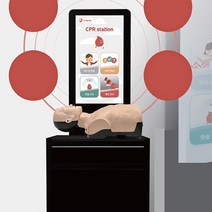 독립형자가학습 심폐소생키오스크CPR Station