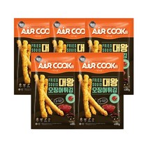 보리보리올반에어쿡 대왕 오징어튀김 400g 5팩, 5개
