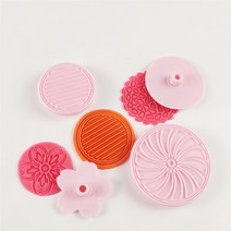 쿠키건 프레스 몰드 4pcs 인쇄 비스킷 케이크 쿠키 라운드 커터 diy 쿠키 프레스 스탬프 embosser 커터 퐁당 설탕 공예 케이크 베이킹 도구, 없음