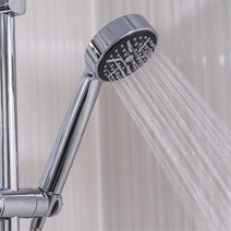 블랙 부드러운 미세 수압 샤워기헤드 아파트 욕조 욕실 물절약 호텔 여행용