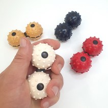 뾰족두알 호두지압볼 마사지볼 피젯토이 스피너, 옐로우