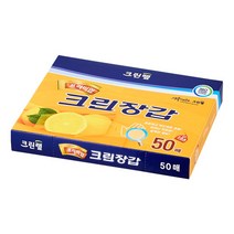 크린랲 크린랩 정품 위생장갑 두꺼운 일회용 비닐장갑 프리미엄 엠보싱 크린장갑 50매, 2개, 50개입