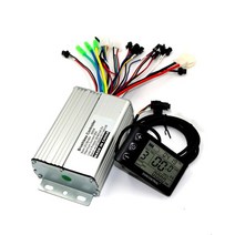 전기자전거용 디스플레이 GREENTIME-전기 자전거 브러시리스 속도 드라이버 S866 LCD 36V48V 500W 25A BLDC 한 세트, [01] 36V Set
