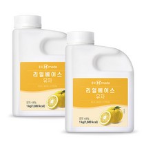 흥국에프앤비 맘스리얼베이스 유자 1kg 2개, 선택안함