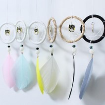 부엉이 드림캐쳐 만들기 재료 DIY 공방 수업재료, 블랙다팔몰
