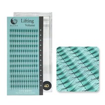 블레스 리프팅볼륨래쉬 4D 러시안볼륨래쉬 속눈썹연장재료 닭발래쉬 4D래쉬, 1개, 컬종류-CC컬/컬굵기-0.07/컬길이-8mm