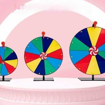 룰렛판 게임 돌리기 원판 돌림판 대형 스탠드 뽑기, 상세 페이지 참고, 30cm