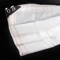 TPU창 패널 4 가지 색상 85% 음영 자외선 방지 HDPE 차양 그물 발코니 안전 개인 정보 보호 화면 정원 마당 울타리 햇빛 그늘 Sails, 05 White_25 3mx5m