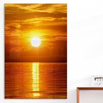 pm294-아크릴액자_황금빛일출(대형), 3.빛