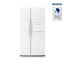 위니아전자 클라쎄 양문형 냉장고 EKR55DERWE 550L 방문설치, 화이트