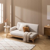 한샘몰pick 레벤 시엔느 패브릭 원목소파 3인용 (2종/택1), A형 라이트 베이지(A)