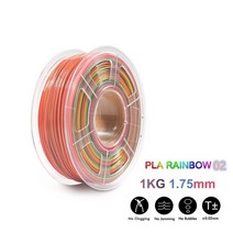 3d펜 저온 3디펜 맨 위. Pla 레인보우 필라멘트 1.75mm 1kg 3d 프린터 필라멘트 1.75mm 1kg 3d 프린터 레인보우 컬러 인쇄용, 프라 투 레인보우02, 협력사