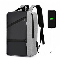 백팩 남자 패션 남성 캐주얼 대학생 USB 쇼핑몰 직장인 여행출장 수트 가방 충전 노트북