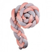 1M/2.2M/3M 아기 범퍼 유아용 침대 범퍼 신생아 매듭 꼰 범퍼 베개 쿠션 침구 세트 범퍼 룸 장식, 3M(118inch), C5