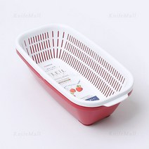 [NAKAYA] 일본 나카야 미니 사각 채반 / 콜렌더 / 물빠짐, 레드