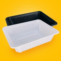 일회용 실링용기 84호 125개 1500ml 족발 보쌈 곱창 포장 배달용기 국내생산 23186, 백색(125개)